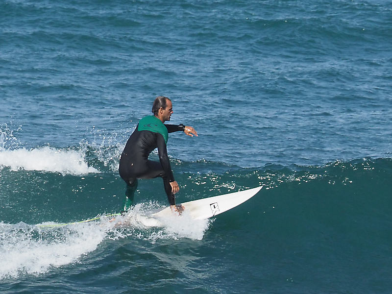 Surfer in Caleta de Famara, Lanzarote