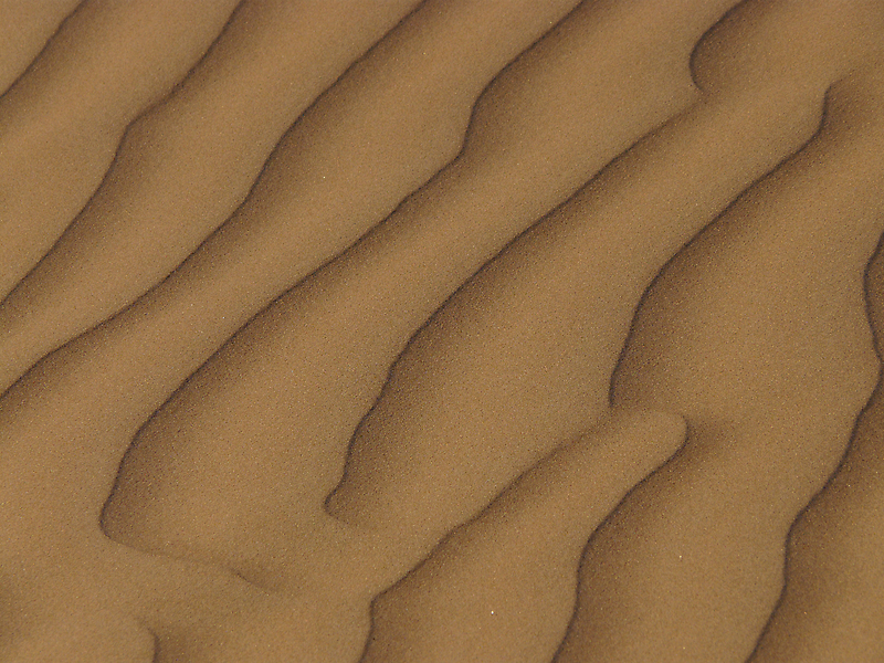 Sand, vom Wind geformt