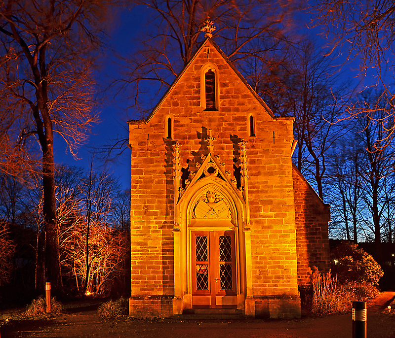 Martfeldkapelle zur blauen Stunde