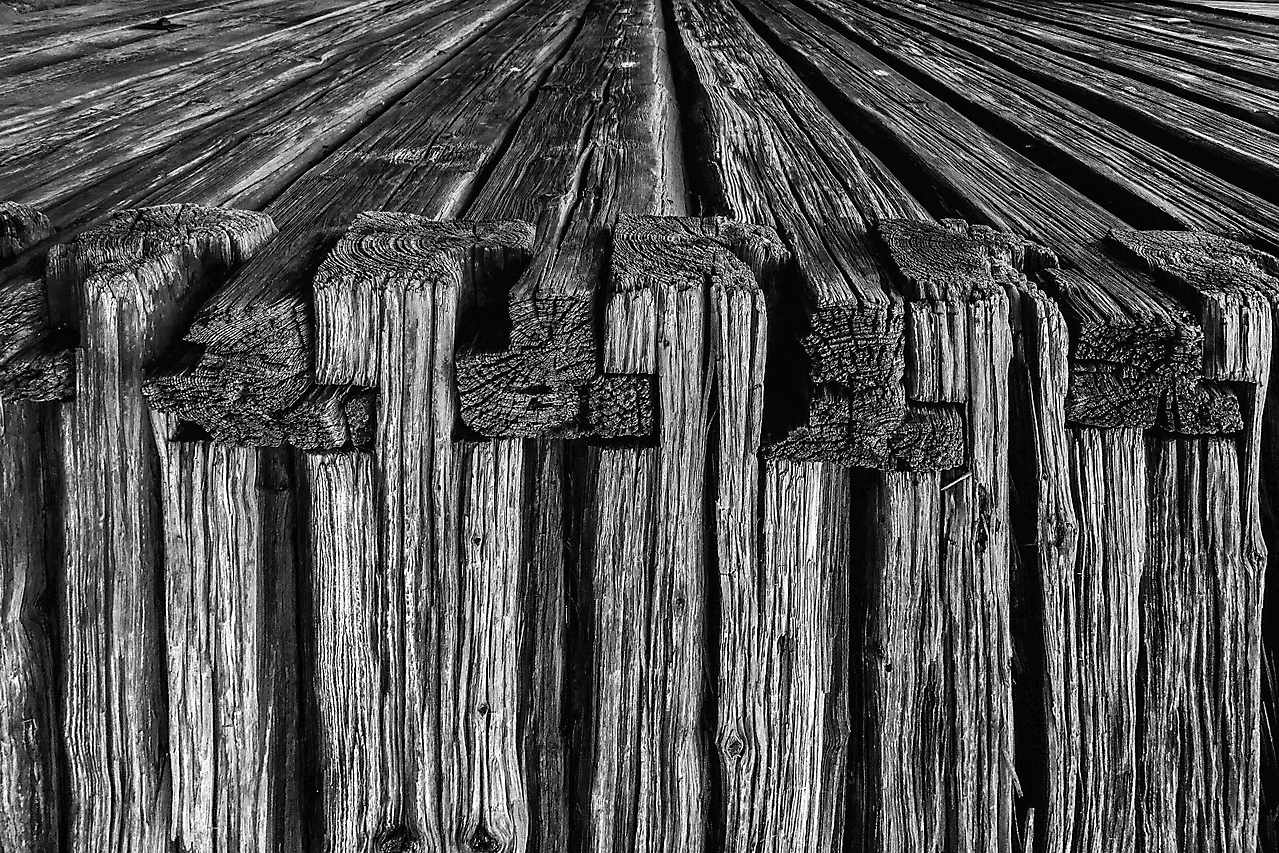 Alte Holzstrukturen