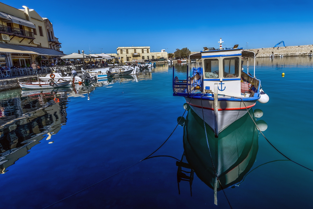Kreta - Hafen Rethymnon