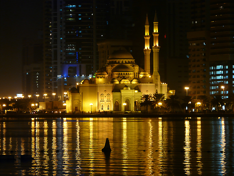 Al Noor Mosque in Sharjah (VAE)