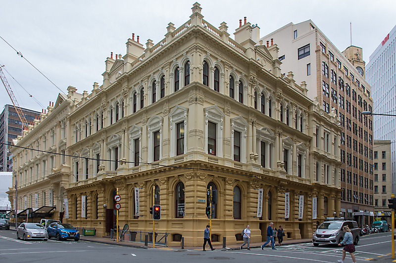 Gebäude in Wellington der Hauptstadt