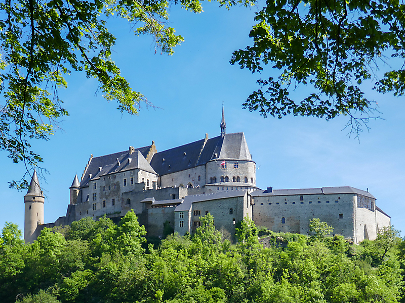 Burg Vianden am Tag