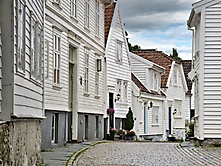 Die weisse Altstadt von Stavanger