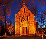 Martfeldkapelle zur blauen Stunde
