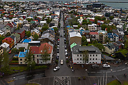 Die bunten Dächer von Reykjavik