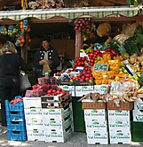 Marktstand Dorf Tirol