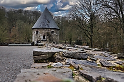 Wehrturm der Schlossanlage Hardenberg